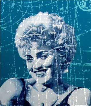 Acrylic painting on canvas,30 x 50 cm, 2000.